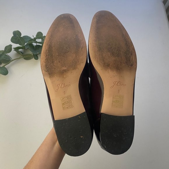 J. Crew Academy Penny Brown Leather Loafers Shoes - Picture 4 of 7